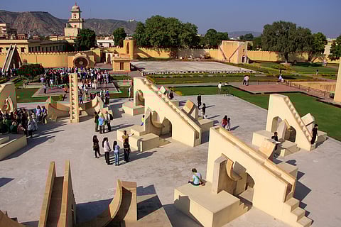 The astronomical observatory Jantar Mantar in Jaipur